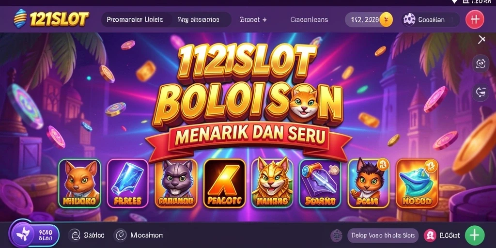 Screenshot gameplay menunjukkan keseruan permainan Slot 1121SLOT.