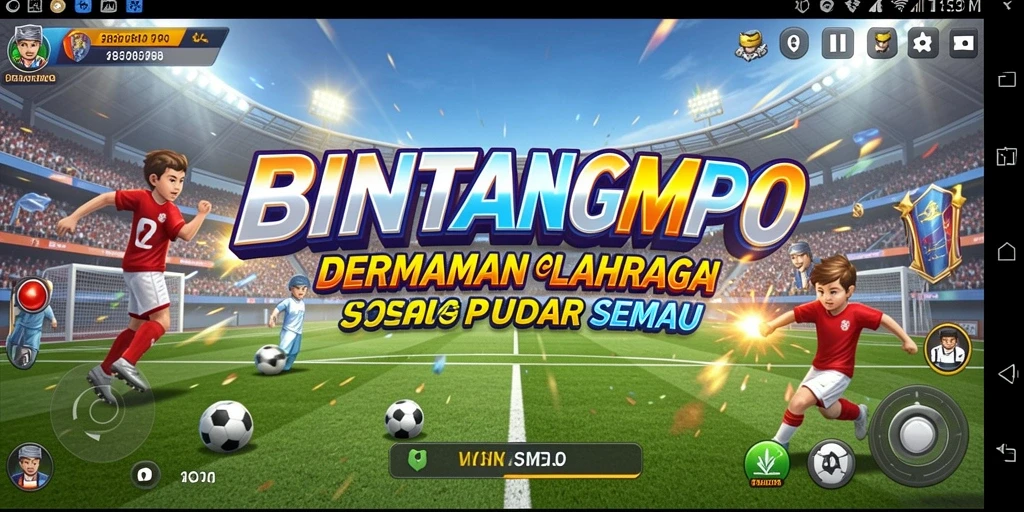 Tampilan gameplay BINTANGMPO yang menegangkan dan penuh aksi.
