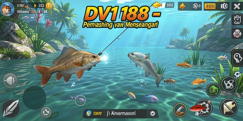 Gameplay memancing yang asyik dan menantang di DV188.