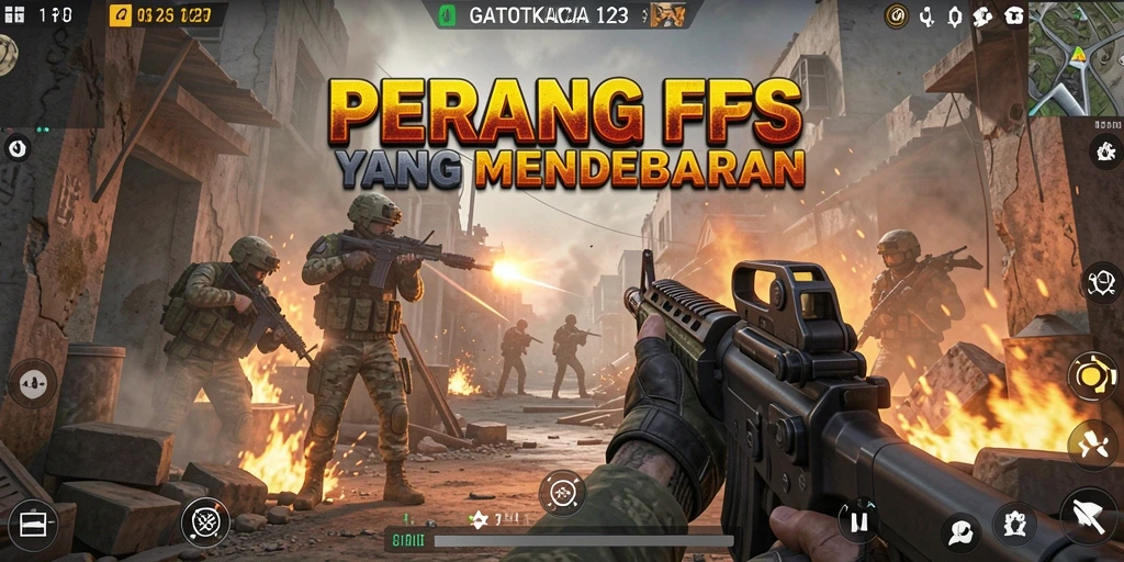 Tampilan aksi seru GATOTKACA123 dengan grafis menawan.
