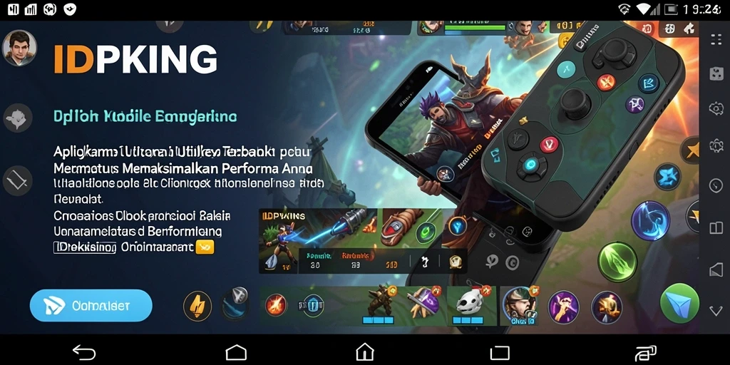 Tampilan utama IDPKING dengan fitur-fitur Utility yang mudah diakses.