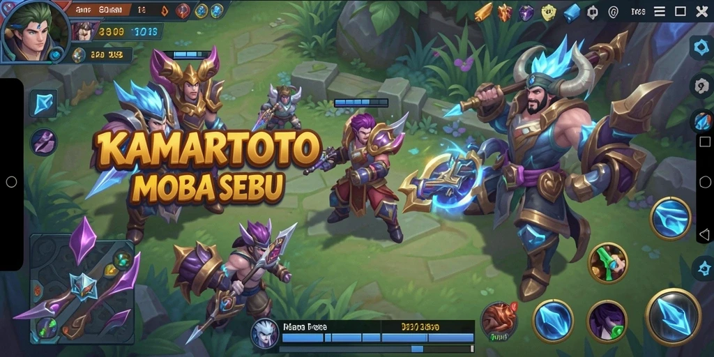 Tangkapan layar dari gameplay seru KAMARTOTO yang menampilkan pertarungan epic.