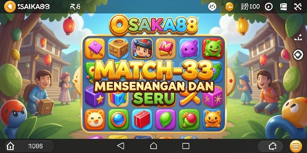 Tampilan permainan OSAKA88 yang penuh warna dan seru.