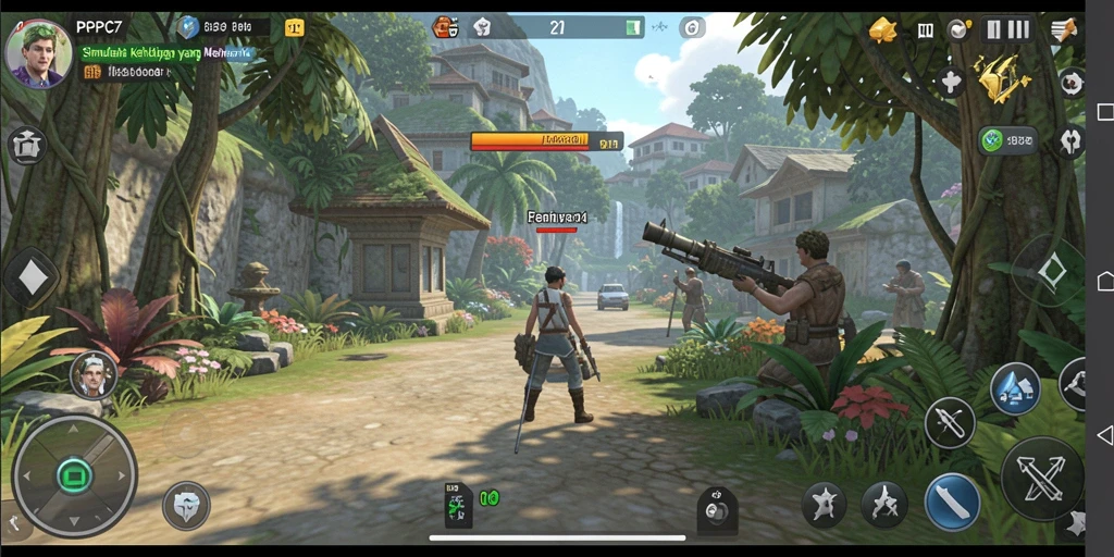 Tampilan gameplay menarik dari PCPC7 yang menampilkan simulasi kehidupan.