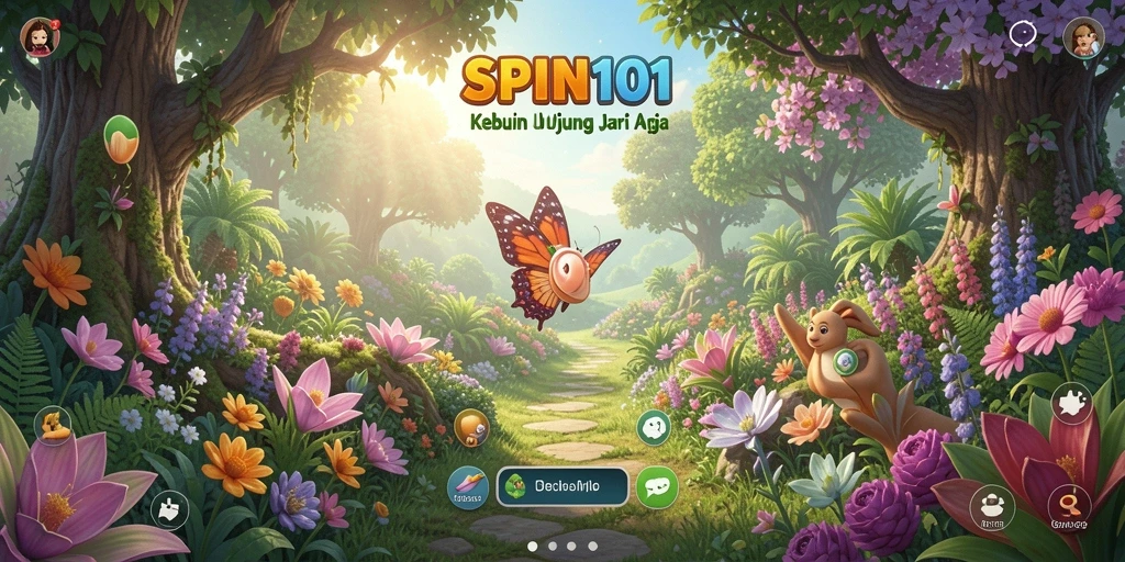 Gameplay menarik di SPIN101 dengan kebun yang subur.